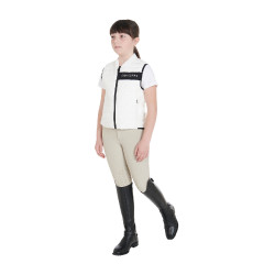 Gilet tecnico per bambini Equestro Bianco