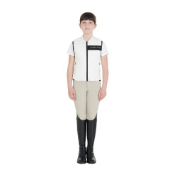 Gilet tecnico per bambini Equestro Bianco