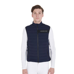 Gilet da uomo in tessuto tecnico antivento Equestro