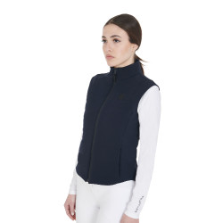 Gilet in tessuto tecnico traspirante da donna Kemi Equestro Marina Blu marino