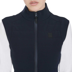 Gilet in tessuto tecnico traspirante da donna Kemi Equestro Marina Blu marino