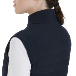 Gilet in tessuto tecnico traspirante da donna Kemi Equestro Marina Blu marino