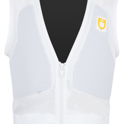 Gilet di protezione livello 2 con petto imbottito per bambini Equestro Bianco