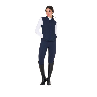 Gilet aderente in tessuto tecnico da donna Equestro Blazer marine Blu marino