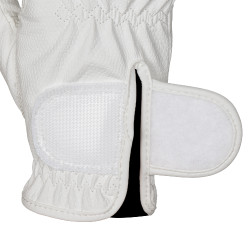 Guanti unisex in pelle sintetica morbida con chiusura in velcro Equestro Guanti unisex in pelle sintetica morbida con chiusura in velcro Equestro