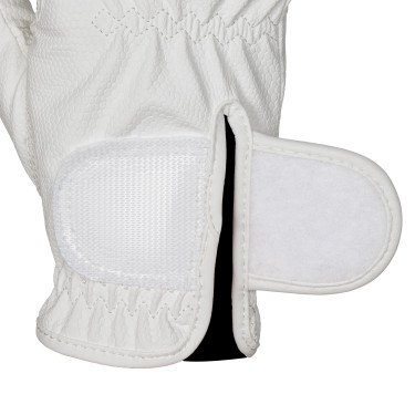 Guanti unisex in pelle sintetica morbida con chiusura in velcro Equestro Guanti unisex in pelle sintetica morbida con chiusura in velcro Equestro