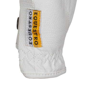 Guanti unisex in pelle sintetica morbida con chiusura in velcro Equestro Guanti unisex in pelle sintetica morbida con chiusura in velcro Equestro
