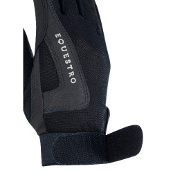 Guanti da bambino Sunny in tessuto tecnico Equestro Marina Blu marino