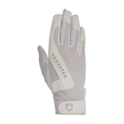 Guanti in tessuto tecnico Sunny Equestro Bianco