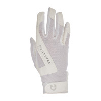 Guanti in tessuto tecnico Sunny Equestro Bianco