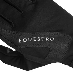 Guanti in tessuto tecnico con fodera in pile Equestro Guanti in tessuto tecnico con fodera in pile Equestro