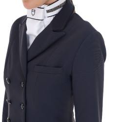 Frac da concorso da donna in tessuto tecnico Equestro Blazer marine Blu marino