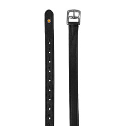 Staffili in cuoio doppio con fibbie curve Equestro Nero