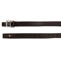 Staffili in cuoio doppio con fibbie curve Equestro Marrone scuro