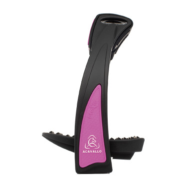 Staffili Flexia Acavallo Nero / fucsia