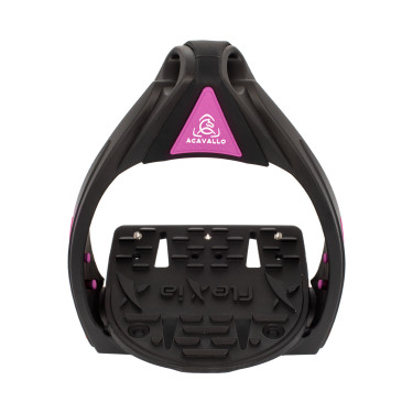 Staffili Flexia Acavallo Nero / fucsia