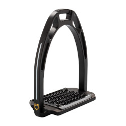 Staffili in alluminio con pedana inclinata Pro HPS Equestro Nero Staffili in alluminio con pedana inclinata Pro HPS Equestro Nero