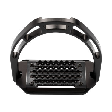 Staffili in alluminio con pedana inclinata Pro HPS Equestro Nero Staffili in alluminio con pedana inclinata Pro HPS Equestro Nero