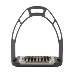 Staffili in alluminio con pedana inclinata Pro HPS Equestro Grigio