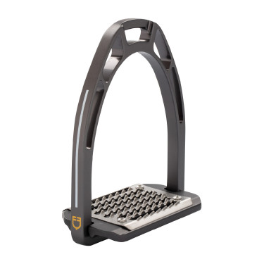 Staffili in alluminio con pedana inclinata Pro HPS Equestro Grigio