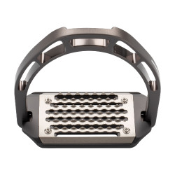 Staffili in alluminio con pedana inclinata Pro HPS Equestro Grigio