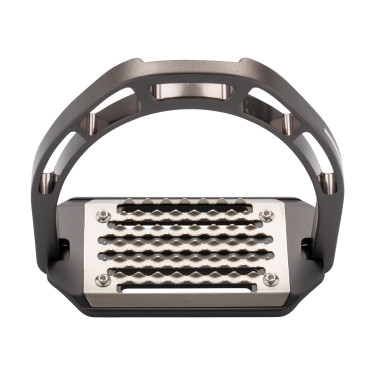 Staffili in alluminio con pedana inclinata Pro HPS Equestro Grigio
