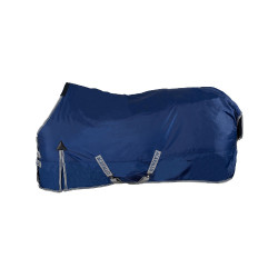 Coperta turnout impermeabile in poliestere 840D ripstop con imbottitura 400g Acavallo Marina Blu marino
