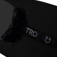 Coperta in pile con chiusura frontale a pattina GP Equestro Nero