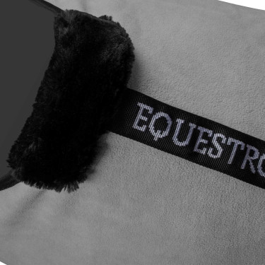 Coperta in pile con chiusura frontale a pattina GP Equestro Grigio