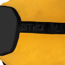 Coperta in pile antipilling bicolore Munster Equestro Nero / giallo