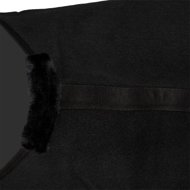 Coperta in lana con strisce verdi 800g Acavallo Nero