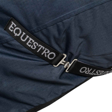Coperta da paddock 500g in tessuto rip-stop modello Alberta Equestro Marina Blu marino