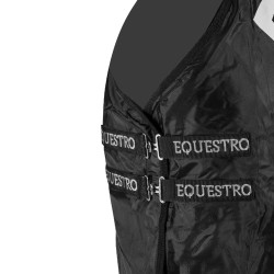Copertura per box in tessuto Waffle Equestro Nero