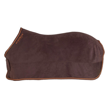 Coperta da box in pile 800g Acavallo Marrone / arancione