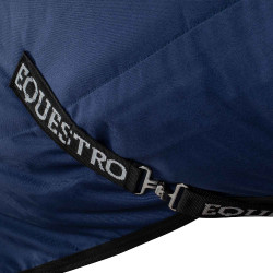 Coperta da box 400g in tessuto rip-stop con logo Bora Equestro Marina Blu marino
