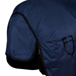 Coperta da box 400g in tessuto rip-stop con logo Bora Equestro Marina Blu marino