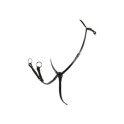 Pettorale in cuoio Roxane Equestro Nero