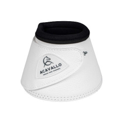 Campanelle in ecopelle con chiusura in velcro Acavallo Bianco Campanelle in ecopelle con chiusura in velcro Acavallo Bianco