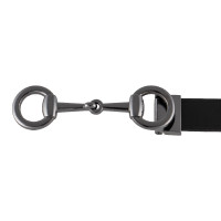 Cintura da donna con fibbia a morso Equestro Nero / nero Cintura da donna con fibbia a morso Equestro Nero / nero