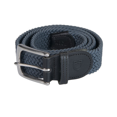Cintura elastica con motivo incrociato Equestro Grigio