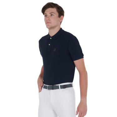 Cintura elastica con motivo incrociato Equestro Grigio