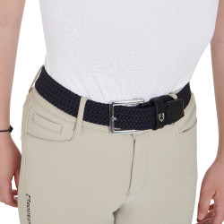 Cintura elastica per bambini con motivo incrociato Equestro Cintura elastica per bambini con motivo incrociato Equestro