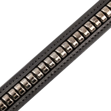 Cintura clincher da donna con fibbia a morso Equestro Nero / nero