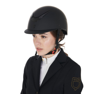 Casco unisex con telaio lucido Galaxy Equestro Casco unisex con telaio lucido Galaxy Equestro