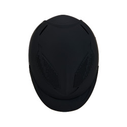 Casco ultra-leggero in plastica resistente Stealth Equestro Nero