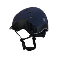Casco ultra-leggero in plastica resistente Stealth Equestro Nero