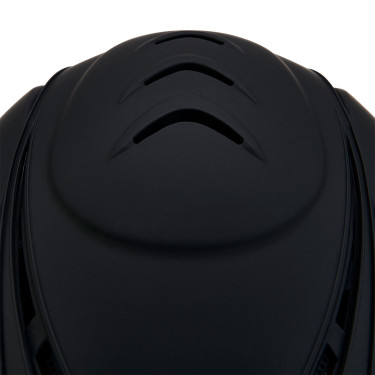 Casco ultraleggero con logo frontale Maverick Equestro Nero