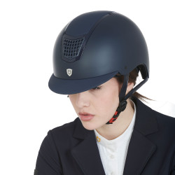 Casco ultraleggero con telaio lucido Eclipse Equestro Marina / marina Blu