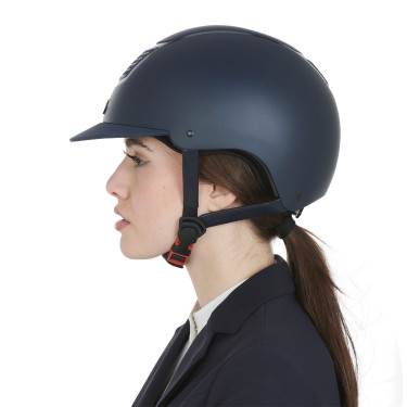 Casco ultraleggero con telaio lucido Eclipse Equestro Marina / marina Blu