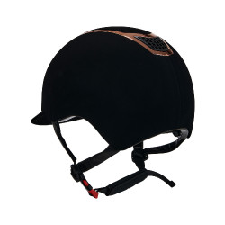 Casco Eclipse in velluto tinta unita (3 imbottiture) Equestro Casco Eclipse in velluto tinta unita (3 imbottiture) Equestro